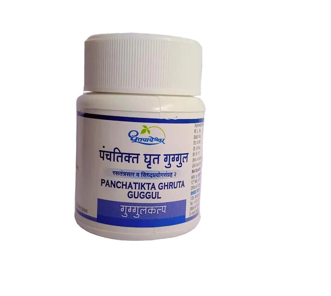 Panchatikta Ghruta Guggul-60tab -dhootpapaeshwar