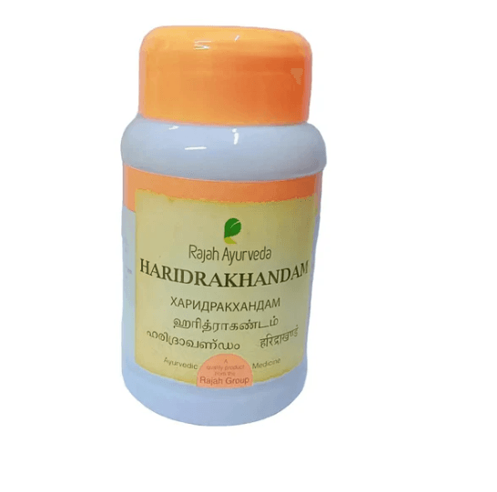 Haridra Khandam – Ayurvedic Herbal Powder for Skin Allergy & Immunity Support