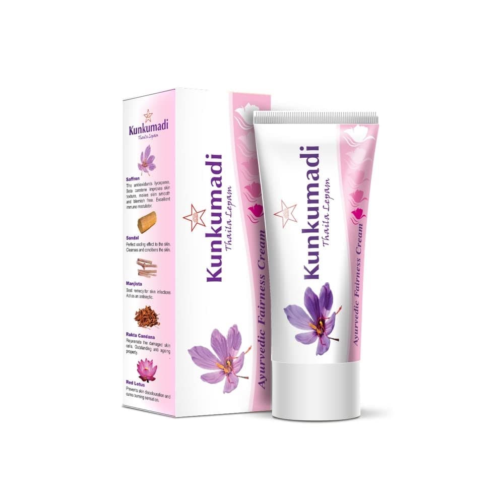 Kunkumadi Lepam – Ayurvedic Cream for Pimples, Pigmentation & Glowing Skin 15g